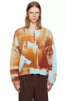 Футболка Wind Walk Homme Pliss Issey Miyake, оранжевый