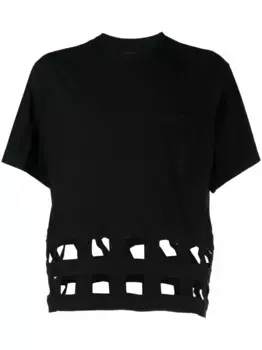 Футболка Windowpanel из джерси KAPITAL, синий