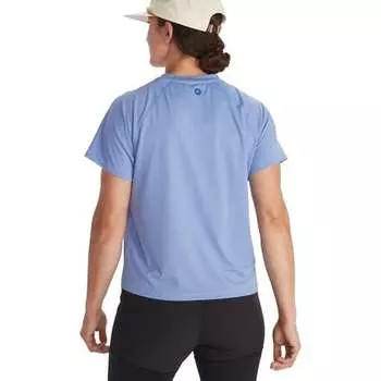 Футболка Windridge с короткими рукавами женская Marmot, цвет Getaway Blue