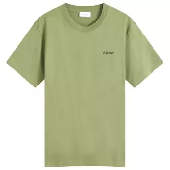 Футболка Windy Arrow Slim Off-White, зеленый