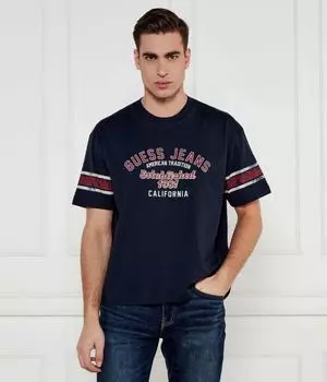 Футболка винтажная Guess Jeans, синий