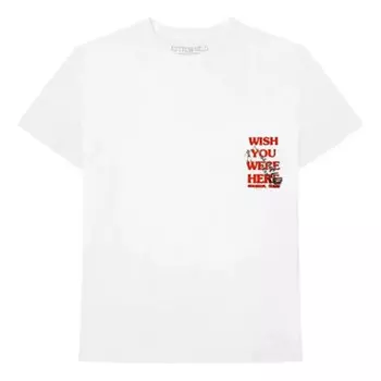 Футболка wish you were here festival tee 'white' Travis Scott, белый