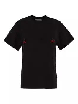 Футболка вишневая DES PHEMMES, черный