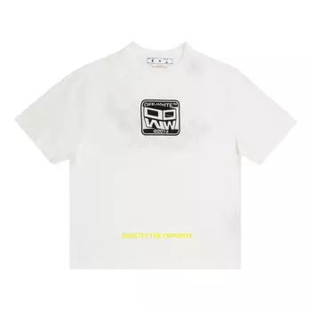Футболка wizard eye over skate short-sleeve tee 'white' Off-White, белый