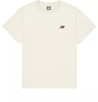 Футболка (WMNS) New Balance NBX Sportswear Greatest Hits Short Sleeve T-Shirt 'Linen', бежевый