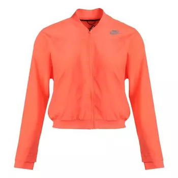 Футболка (WMNS) Nike Air Woven Quick Dry Reflective Logo CZ9143-854, оранжевый