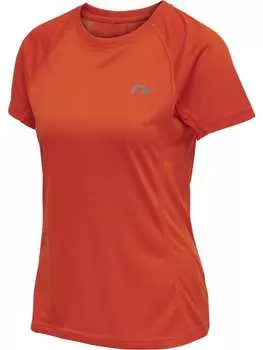 Футболка Women Running T-Shirt S/S Newline, оранжевый