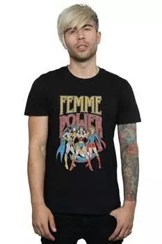 Футболка Wonder Woman Femme Power DC Comics, черный