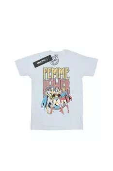 Футболка Wonder Woman Femme Power DC Comics, белый