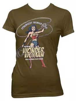 Футболка WONDER WOMAN, коричневый
