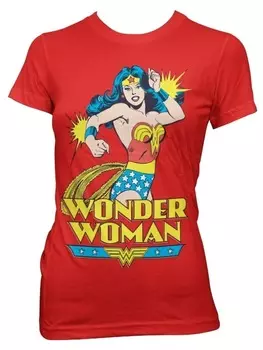 Футболка WONDER WOMAN, красный