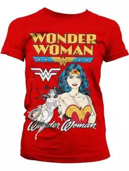 Футболка WONDER WOMAN, красный