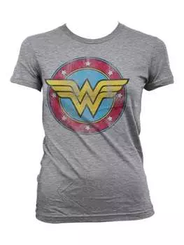 Футболка WONDER WOMAN, серый