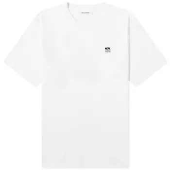 Футболка Wood Wood Bobby Double Logo, белый