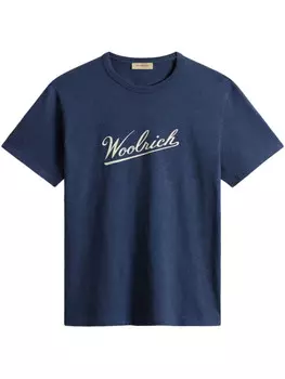 Футболка Woolrich из мулине из джерси, синий