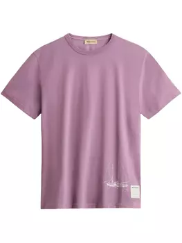 Футболка Woolrich Offshore, фиолетовый