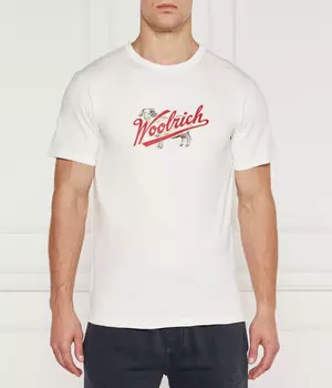Футболка Woolrich Regular Fit, белый
