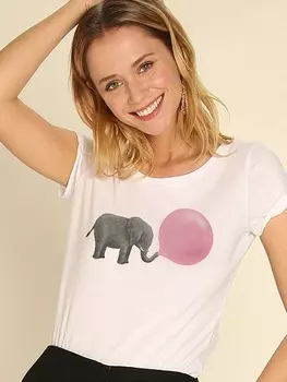 Футболка WOOOP, белый