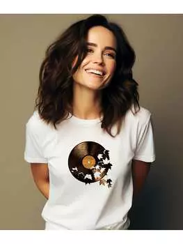 Футболка WOOOP, белый