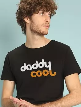 Футболка WOOOP Daddy Cool, черный