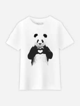 Футболка WOOOP Love Panda, белый