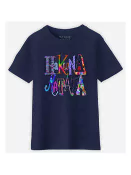 Футболка WOOOP, темно-синий