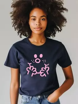 Футболка WOOOP, темно-синий