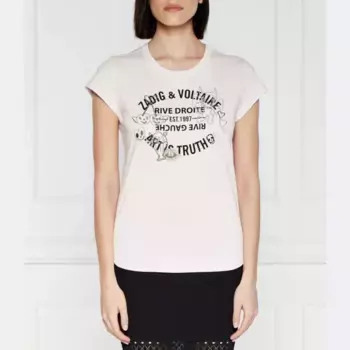 Футболка Woop стандартного кроя Zadig&Voltaire, розовый