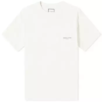 Футболка Wooyoungmi Box Logo, белый