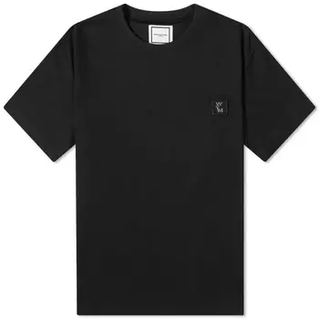 Футболка Wooyoungmi Metalic Back Logo, черный