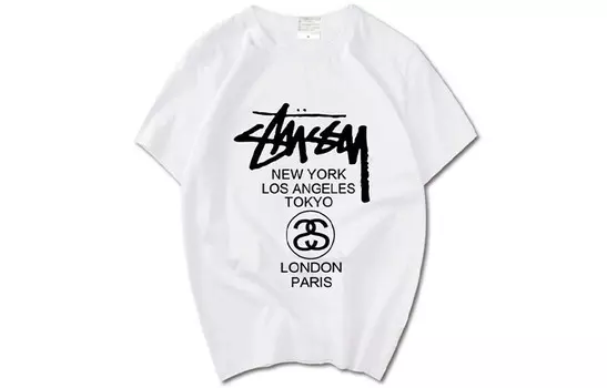 Футболка World Cruise Series унисекс Stussy, белый