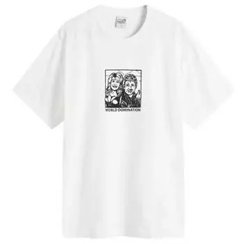 Футболка "World domination" Polar Skate Co., белый