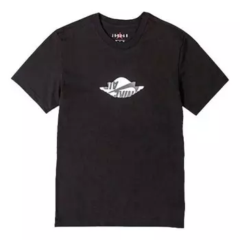 Футболка воздушный баскетбол athleisure casual sports короткий рукав Air Jordan, черный