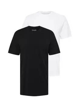 Футболка Wrangler, черный/белый