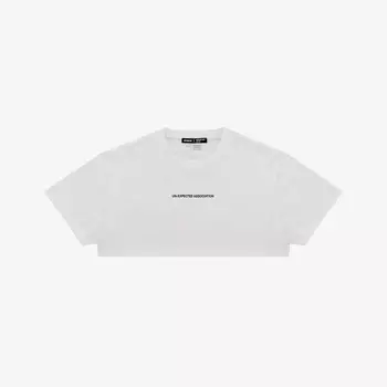 Футболка WS Crop Tee 'White' Wunder, белый