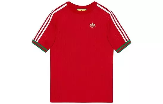 Футболка X Adidas Jersey красная Gucci, красный