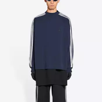 Футболка X Adidas L/S Balenciaga, темно-синий