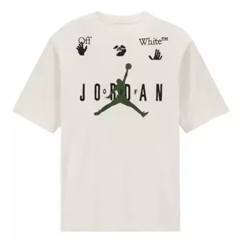 Футболка x белая футболка mj Air Jordan, белый