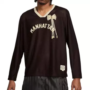 Футболка x bode mesh jersey Nike, черный