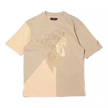 Футболка x cactus jack от travis scott футболка с коротким рукавом Air Jordan, хаки