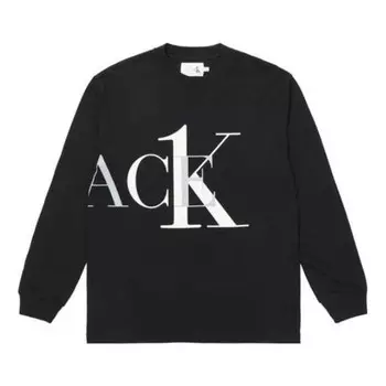 Футболка x calvin klein long sleeve logo t-shirt 'black' Palace, черный
