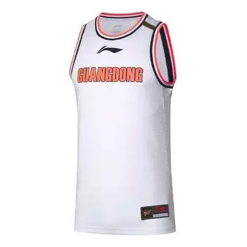 Футболка x cba guangdong футболка Li-Ning, белый