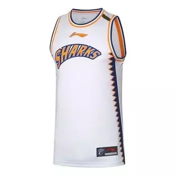 Футболка x cba shanghai sharks футболка Li-Ning, белый