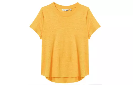 Футболка X CDC Co-brand женская розовая/оранжевая Uniqlo