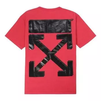 Футболка x champion mens virgil abloh champion tee red Off-White, красный