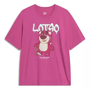 Футболка x disney toy story lotso графическая футболка Li-Ning, розовый