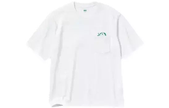 Футболка X Doraemon/Doraemon Co-branded Series унисекс белая Uniqlo, белый