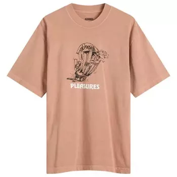 Футболка X fat beats 9th street Pleasures, розовый