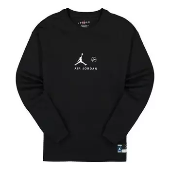 Футболка x фрагмент футболка с длинным рукавом Air Jordan, черный