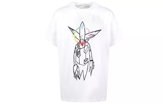 Футболка X Futura Oversize Fit Alien Off-White